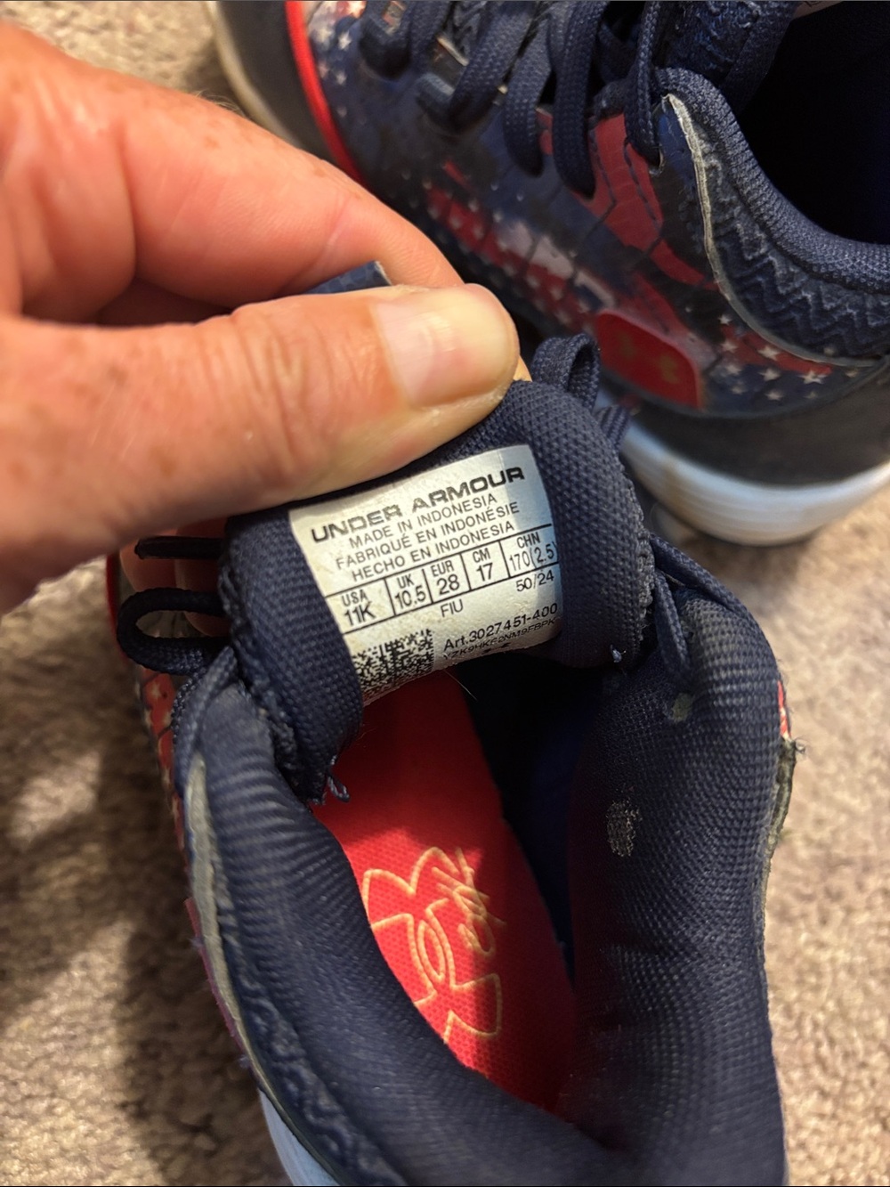 Under Armour Harper 9 Kids Baseball Cleats - Picture 6 of 6